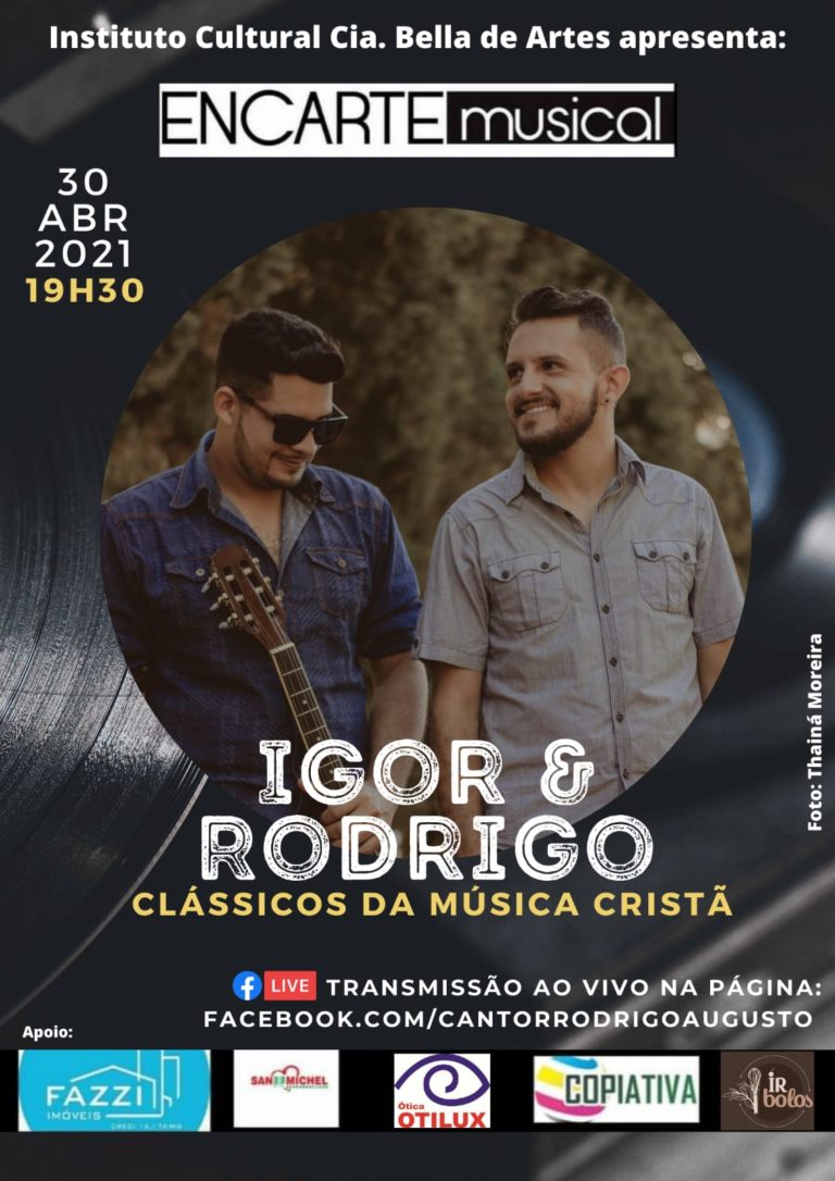 Encarte Musical apresenta Igor & Rodrigo nesta sexta