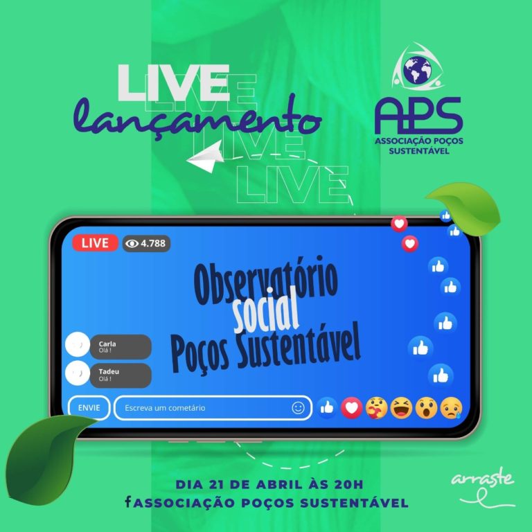 Associação Poços Sustentável lança Observatório Social nesta quarta, 21