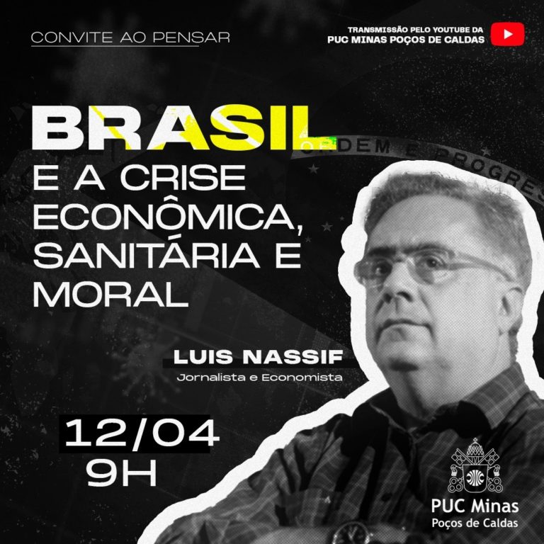 PUC Minas Poços recebe Luis Nassif no Convite ao Pensar