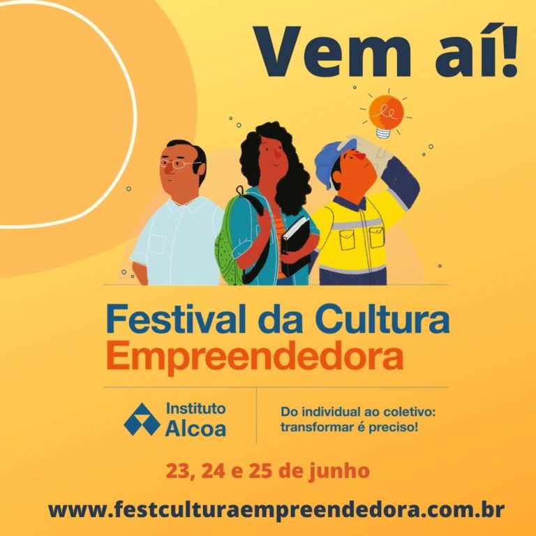 Instituto Alcoa promove Festival da Cultura Empreendedora em junho