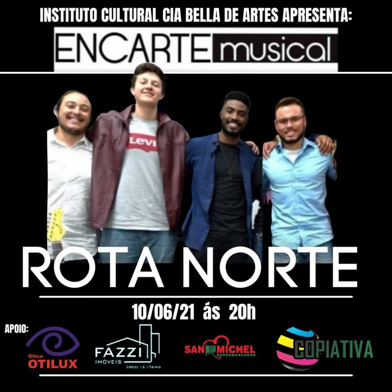 Encarte Musical apresenta banda Rota Norte nesta quinta