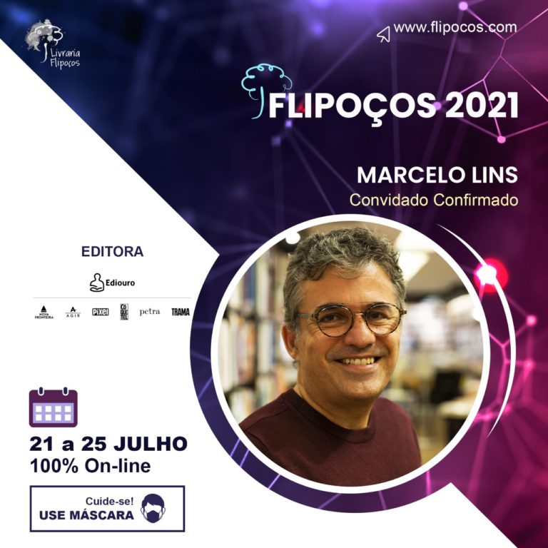 Jornalista da Globo News Marcelo Lins confirma participação no Flipoços Virtual
