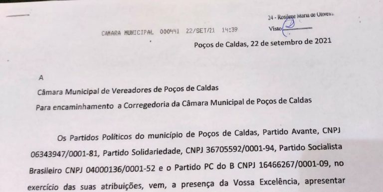 Partidos pedem a cassação do vereador Claudiney Marques (PSDB) por apologia ao Nazismo