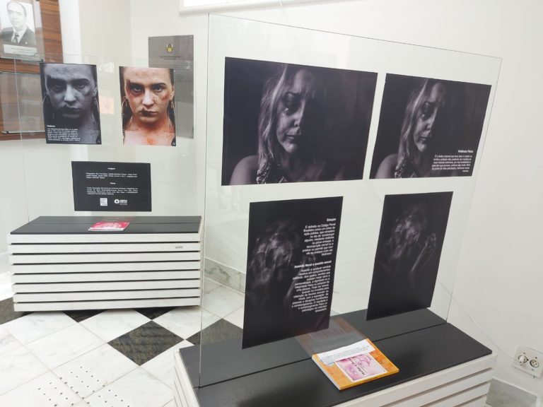 Exposição “Mulheres pela Paz: uma reflexão sobre o feminicídio e a violência contra a Mulher” está aberta à visitação na Câmara