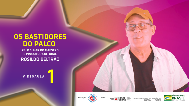 “Os bastidores do palco pelo olhar do maestro e produtor Rosildo Beltrão”