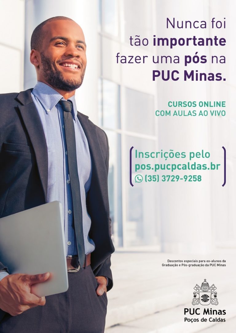 PUC Poços oferece 25 cursos de pós-graduação lato sensu para 2022