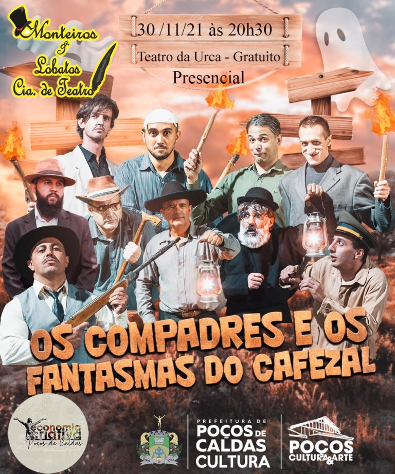 Urca recebe a peça O Antigo Junqueira e Os Fantasmas do Cafezal nesta terça, 30