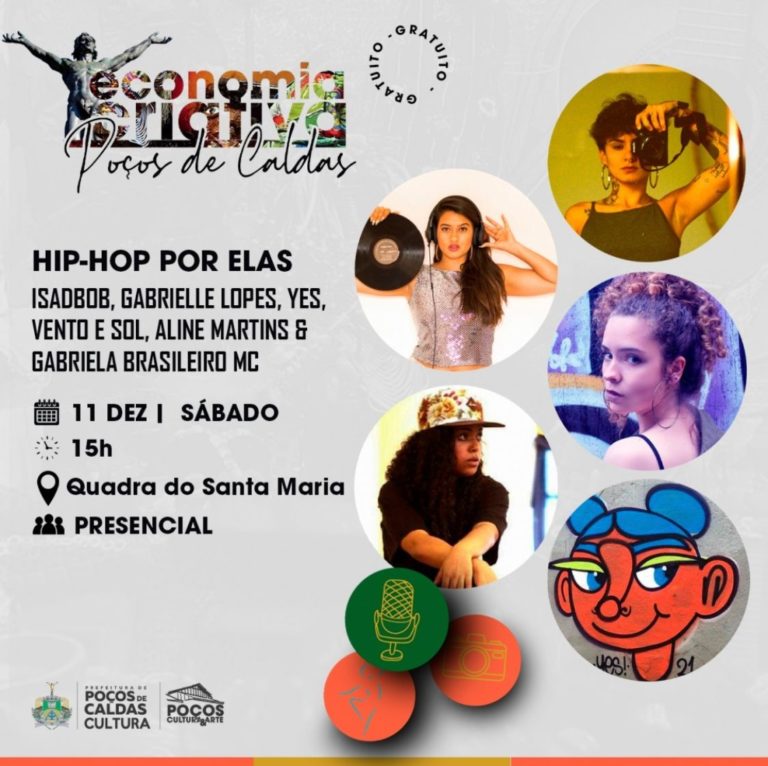 ‘Hip-Hop por Elas’ é atração deste sábado no Santa Maria  