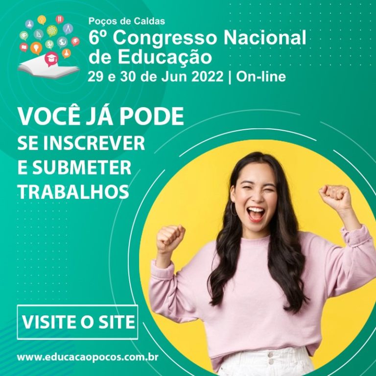 Abertas inscrições para 6º Congresso Nacional de Educação de Poços de Caldas