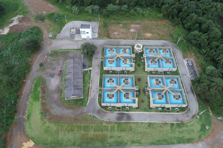 ETE1 completa 2 anos em operação no tratamento de esgoto de Poços