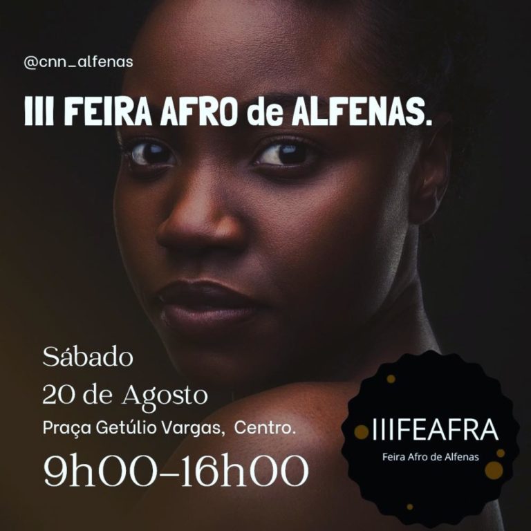 3ª Feira Afro será realizada em Alfenas neste sábado
