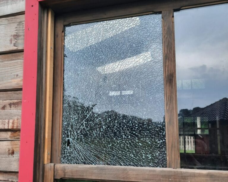 GM flagra adolescentes vandalizando Clubinho da Turma da Mônica no Parque Municipal