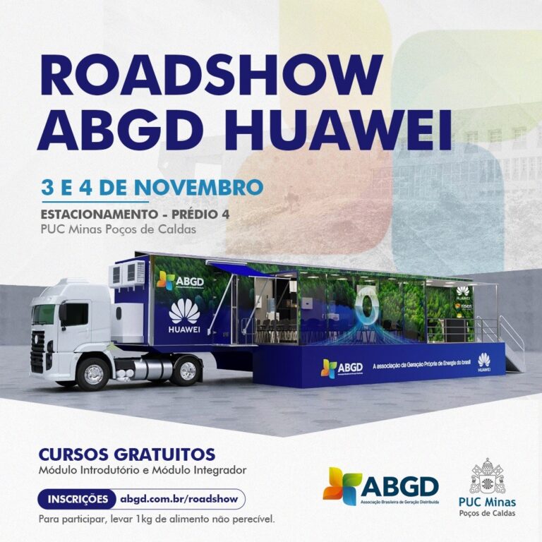 PUC Minas Poços de Caldas recebe Road Show ABGD Huawei Solar 