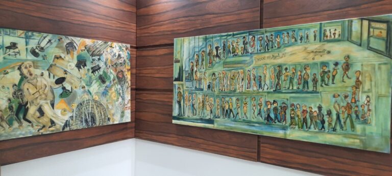 Exposição “ENCAIXOTADOS” aborda relação entre bancos e sociedade