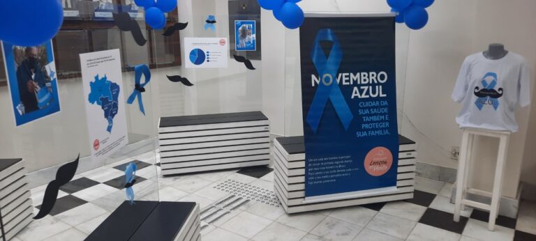 Exposição Novembro Azul reforça importância do diagnóstico precoce do câncer de próstata