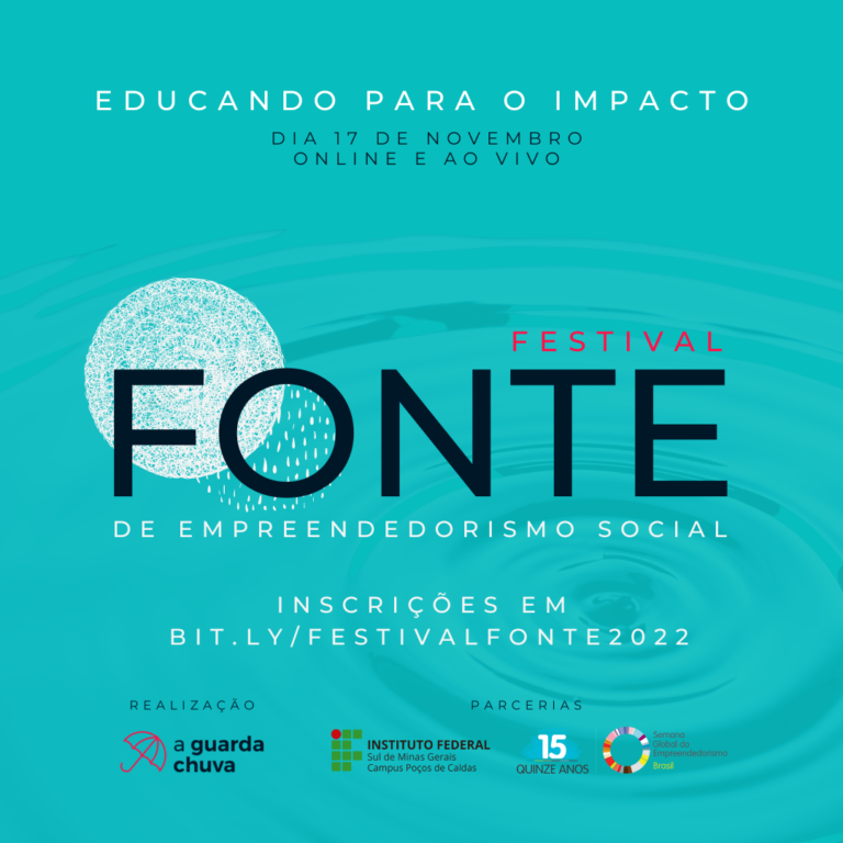 Festival “Fonte” de empreendedorismo social acontece nesta quinta, 17