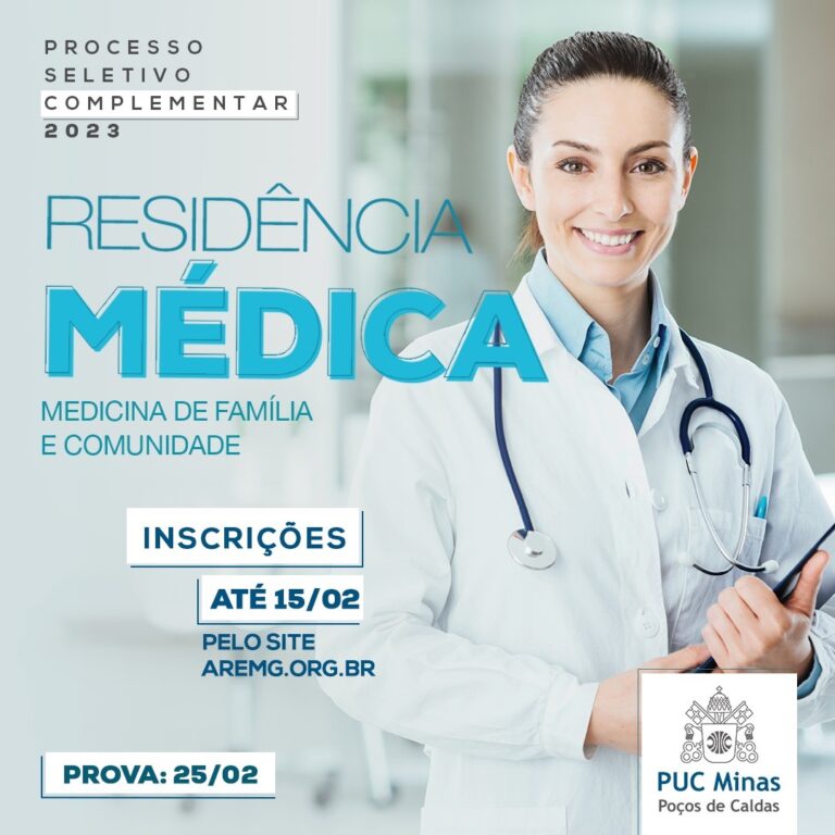 PUC Minas Poços de Caldas abre inscrições para Residência Médica em 1º/2023 