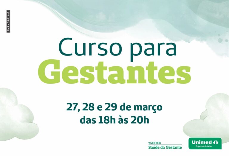 Curso para Gestantes: Unimed Poços está com inscrições abertas 