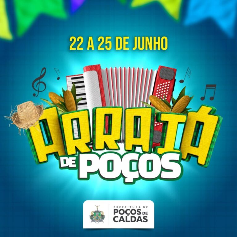 Artistas têm até a próxima segunda para se inscrever e participar do “Arrraiá de Poços”