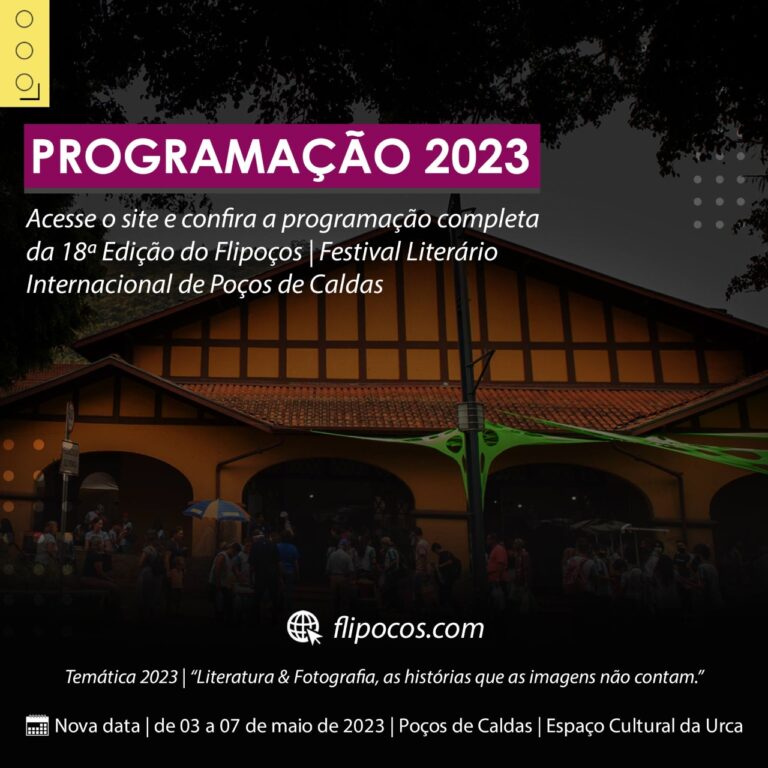 Programação do Flipoços 2023 conta com grandes nomes da fotografia e cinema brasileiros