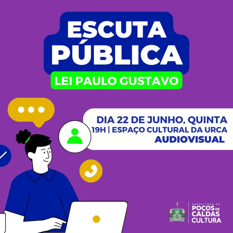 Lei Paulo Gustavo: escuta pública será realizada nesta quinta-feira para o setor do audiovisual
