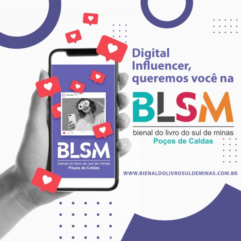 Bienal do Livro do Sul de Minas abre inscrições para 1º Encontro de Influenciadores Digitais Literários