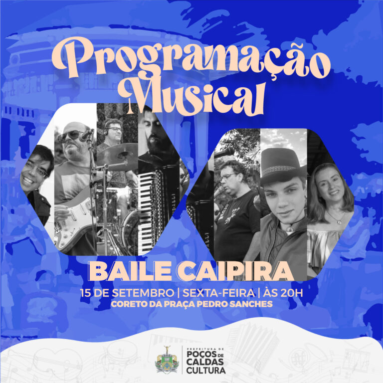 Show Caipira no Coreto dá tom desta sexta, 15