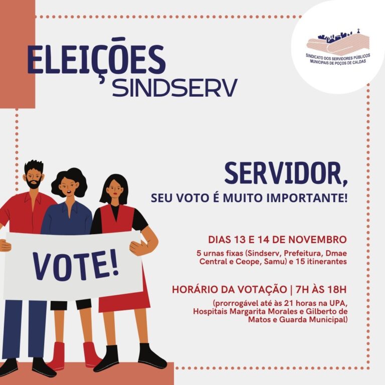 Sindserv elege nova diretoria em novembro
