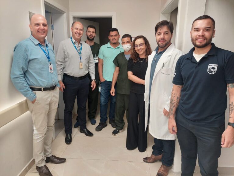 Equipe da Philips faz visita ao Centro de Imagem da Santa Casa de Poços 
