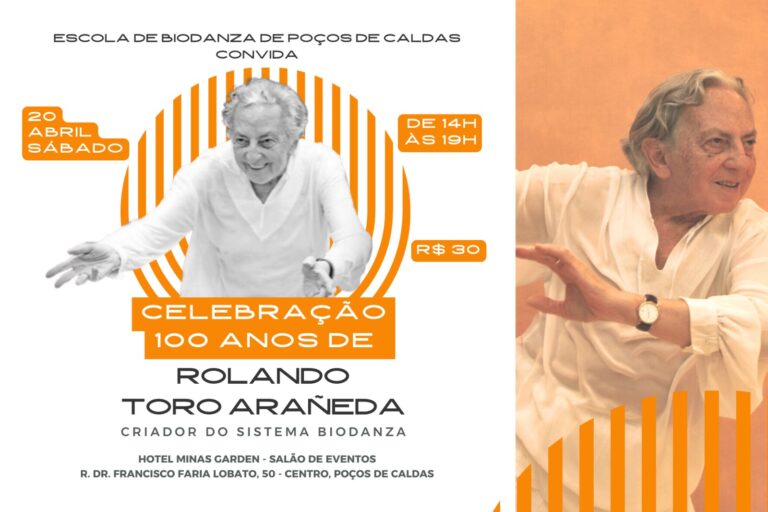 Escola de Biodanza de Poços promove evento em celebração do centenário de Rolando Toro Arañeda
