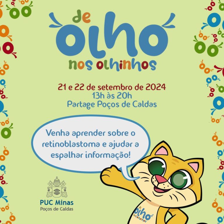Estudantes e professores da PUC Poços participam da campanha ‘De Olho nos Olhinhos’