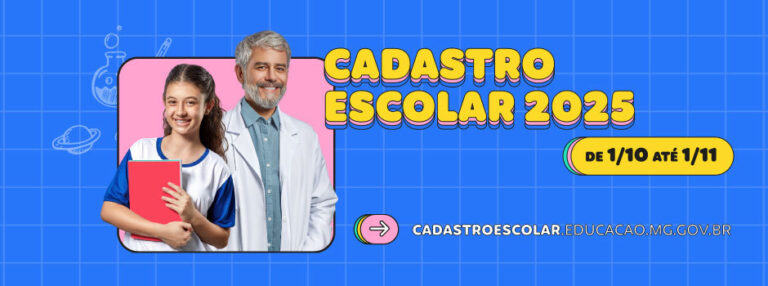 Abertas as inscrições do Cadastro Escolar para a rede estadual 2025