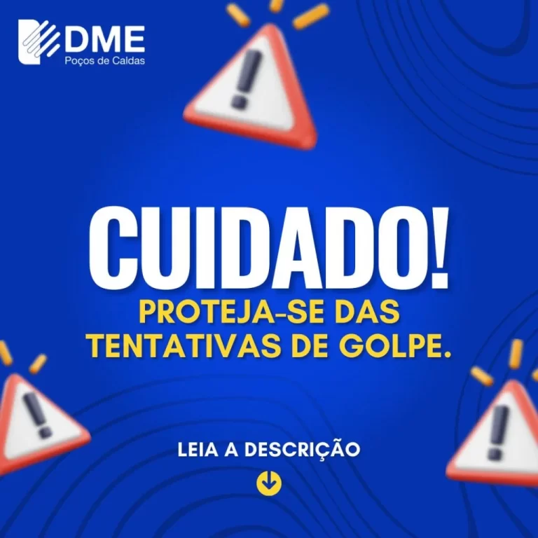DME alerta para golpe de falsa promessa de ressarcimento