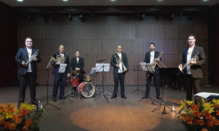 Encontros com a Música apresenta quinteto de metais e percussão este sábado nas Thermas Antônio Carlos