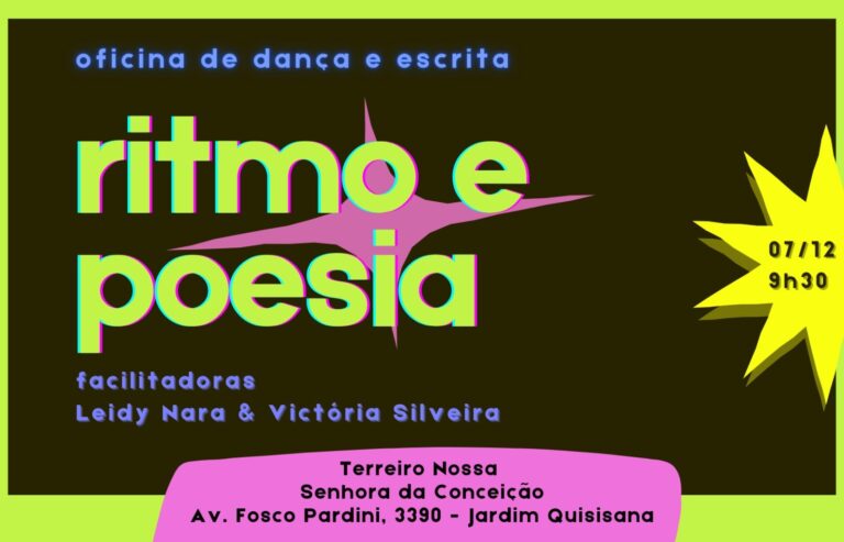 Ritmo e Poesia: Oficina explora a conexão entre corpo, dança e escrita