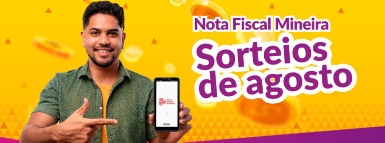Nota Fiscal Mineira vai pagar mais de R$ 600 mil em agosto