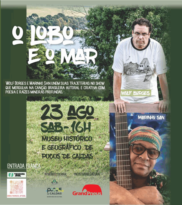 Espetáculo “O Lobo e o Mar” reúne Wolf Borges e Marinho San