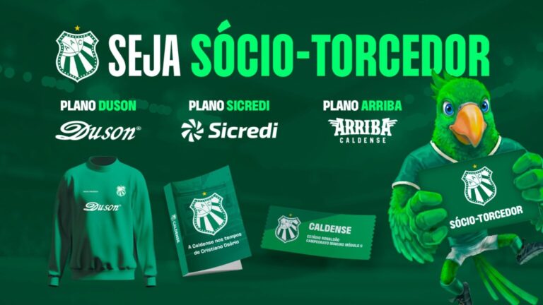 Caldense lança planos de sócio-torcedor 2026