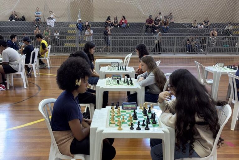 Campeonato de xadrez acontece neste sábado no ginásio Moleque César